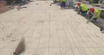 乌兰察布黄金麻荔枝面地铺案例