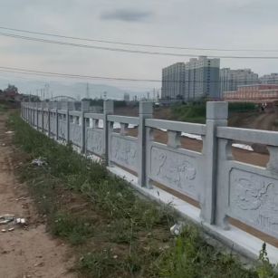 乌兰察布 石材河道栏杆