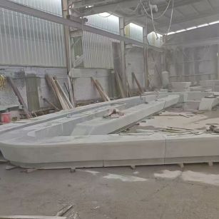 乌兰察布 花岗岩整石坐凳拼装