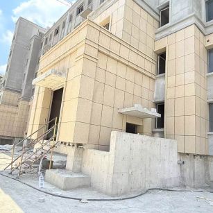 乌兰察布 黄金麻干挂，工地实拍