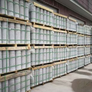 乌兰察布 芝麻白挡车柱、阻车桩、隔离柱