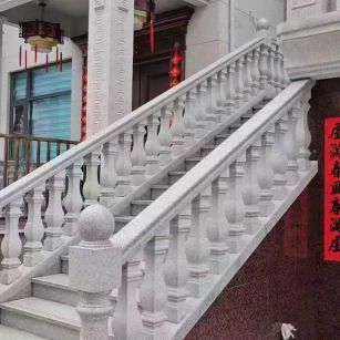 乌兰察布 天然石材 阳台庭院护栏、栏杆