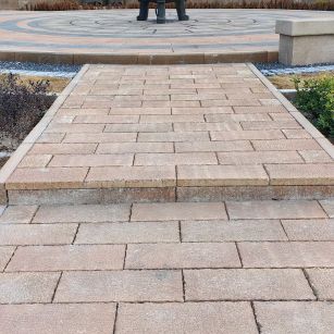 乌兰察布仿古石铺装效果