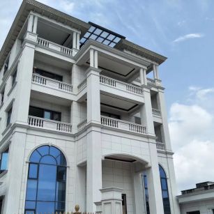 乌兰察布芝麻白别墅干挂效果展示