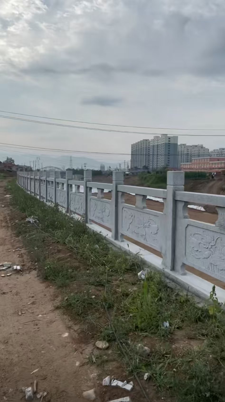 乌兰察布 石材河道栏杆