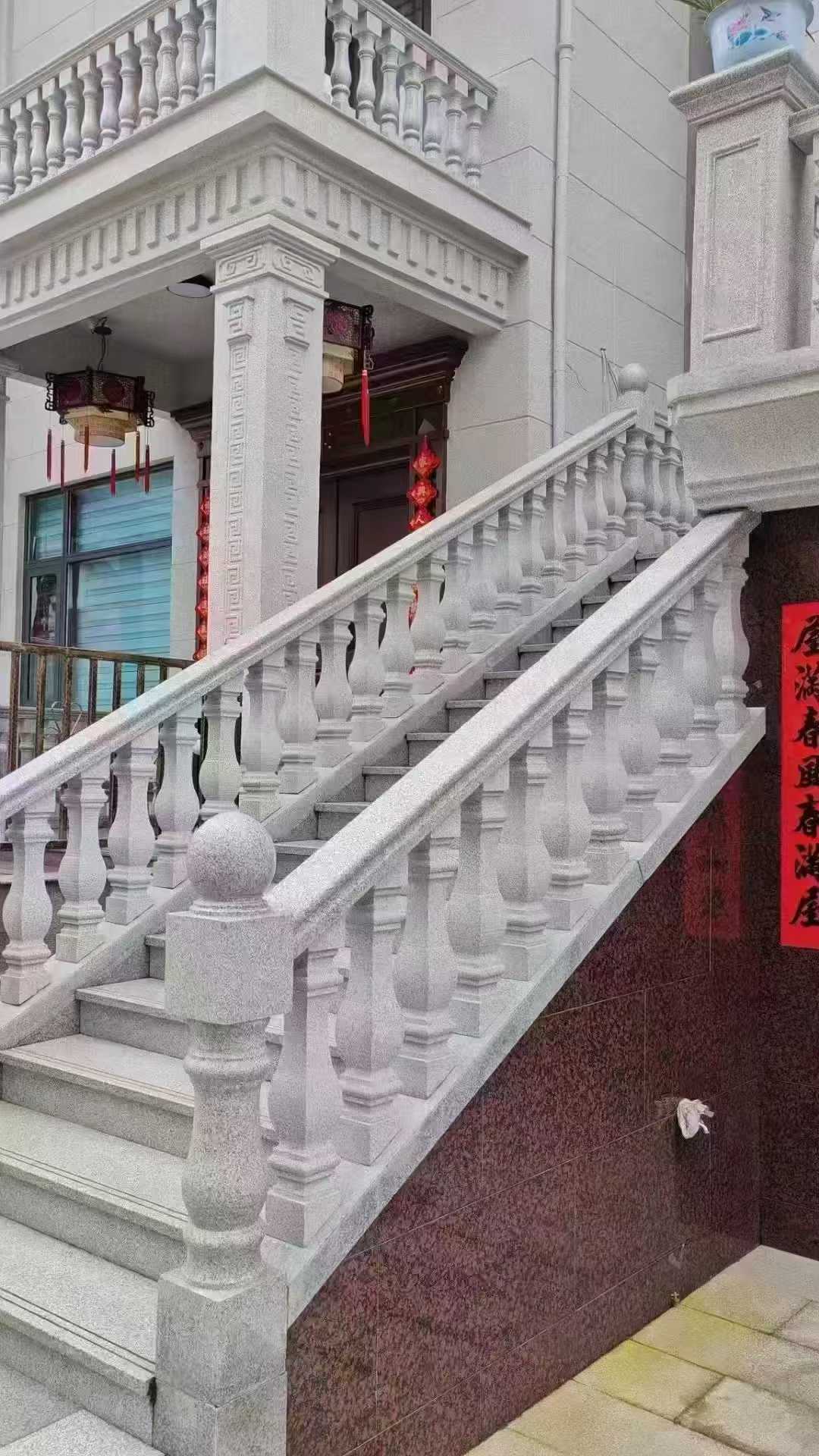 乌兰察布 天然石材 阳台庭院护栏、栏杆
