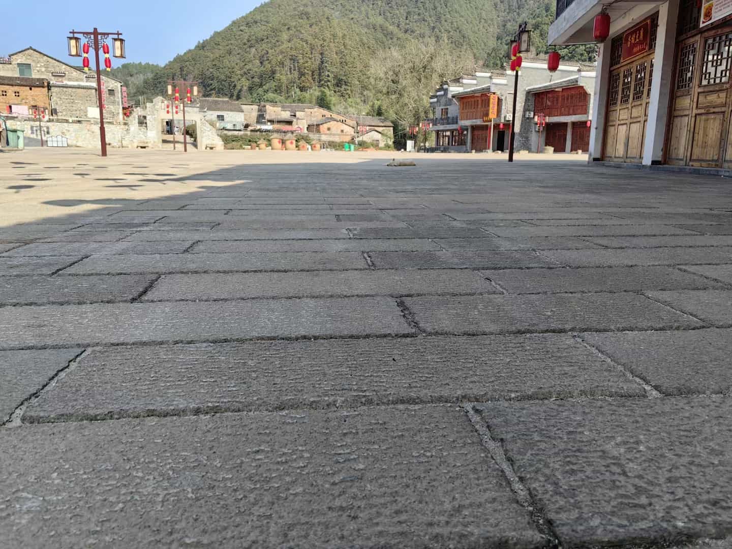 乌兰察布仿古石铺装效果