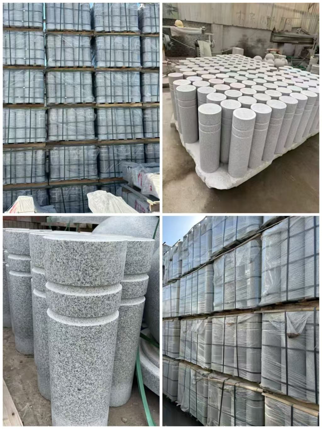 乌兰察布 芝麻白花岗岩挡车柱、隔离柱多少钱