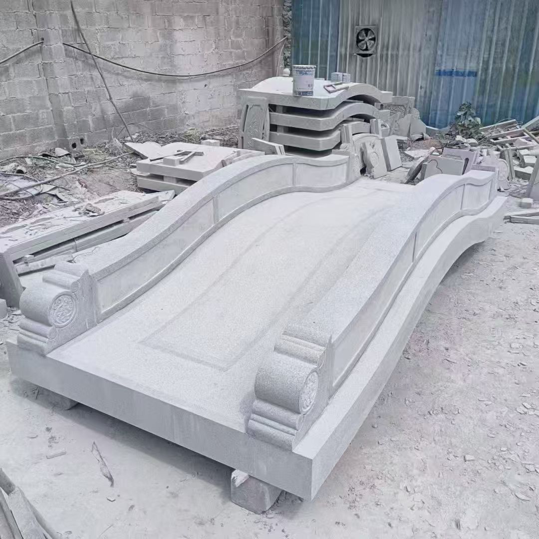 乌兰察布 芝麻灰花岗岩园林景观 小石桥