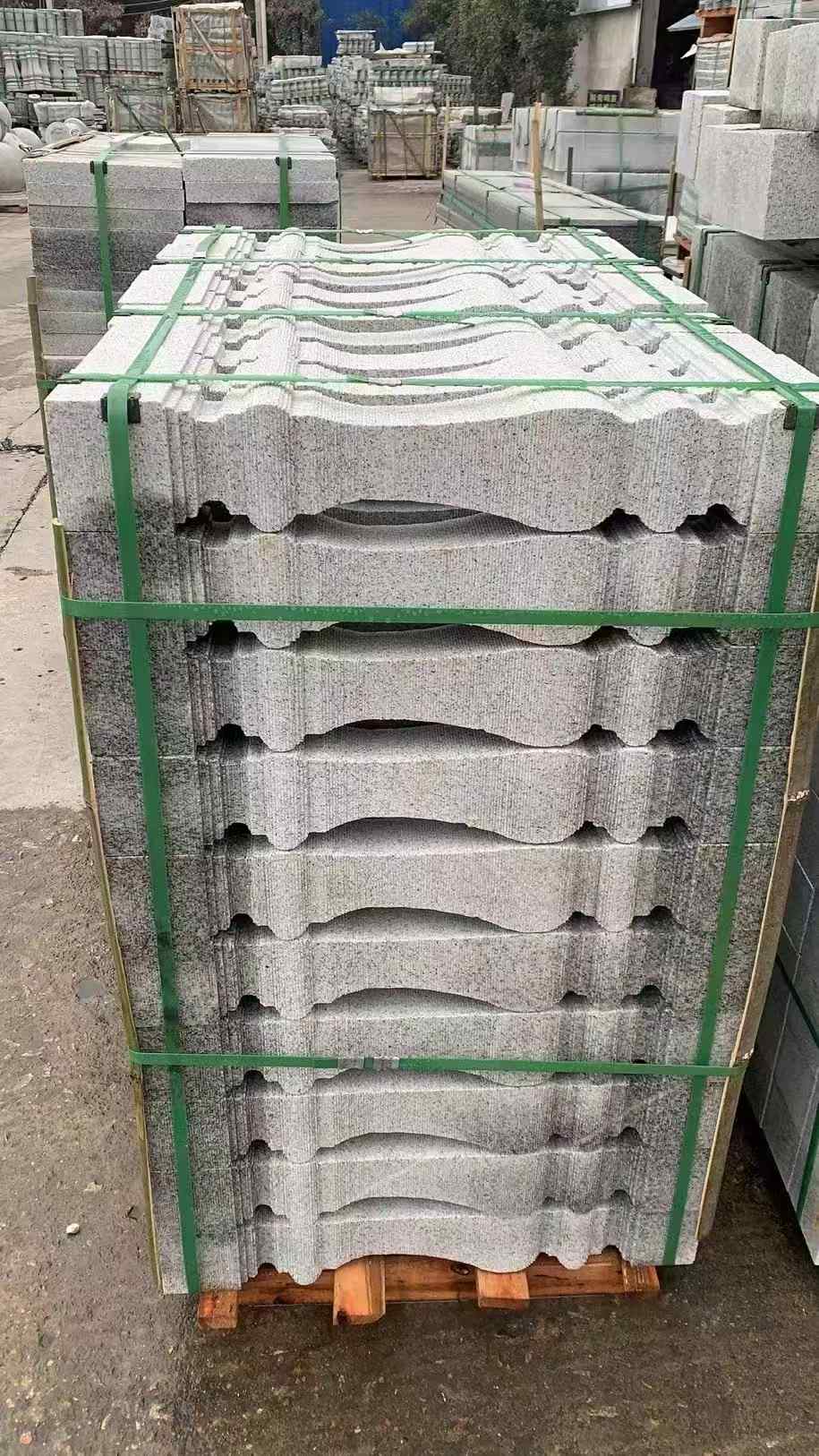 乌兰察布 芝麻白方形拉丝面，栏杆花瓶柱
