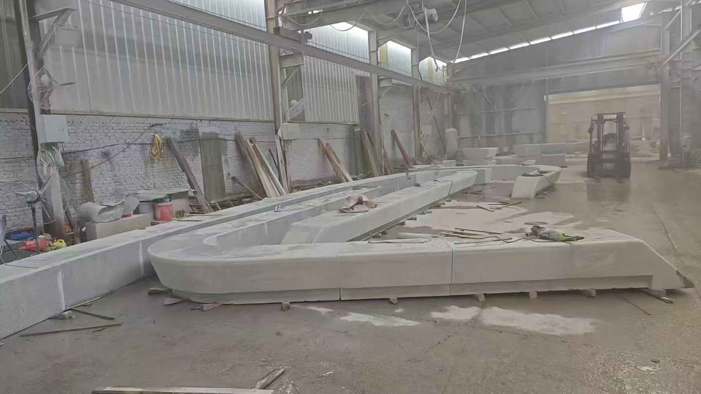 乌兰察布 花岗岩整石坐凳拼装