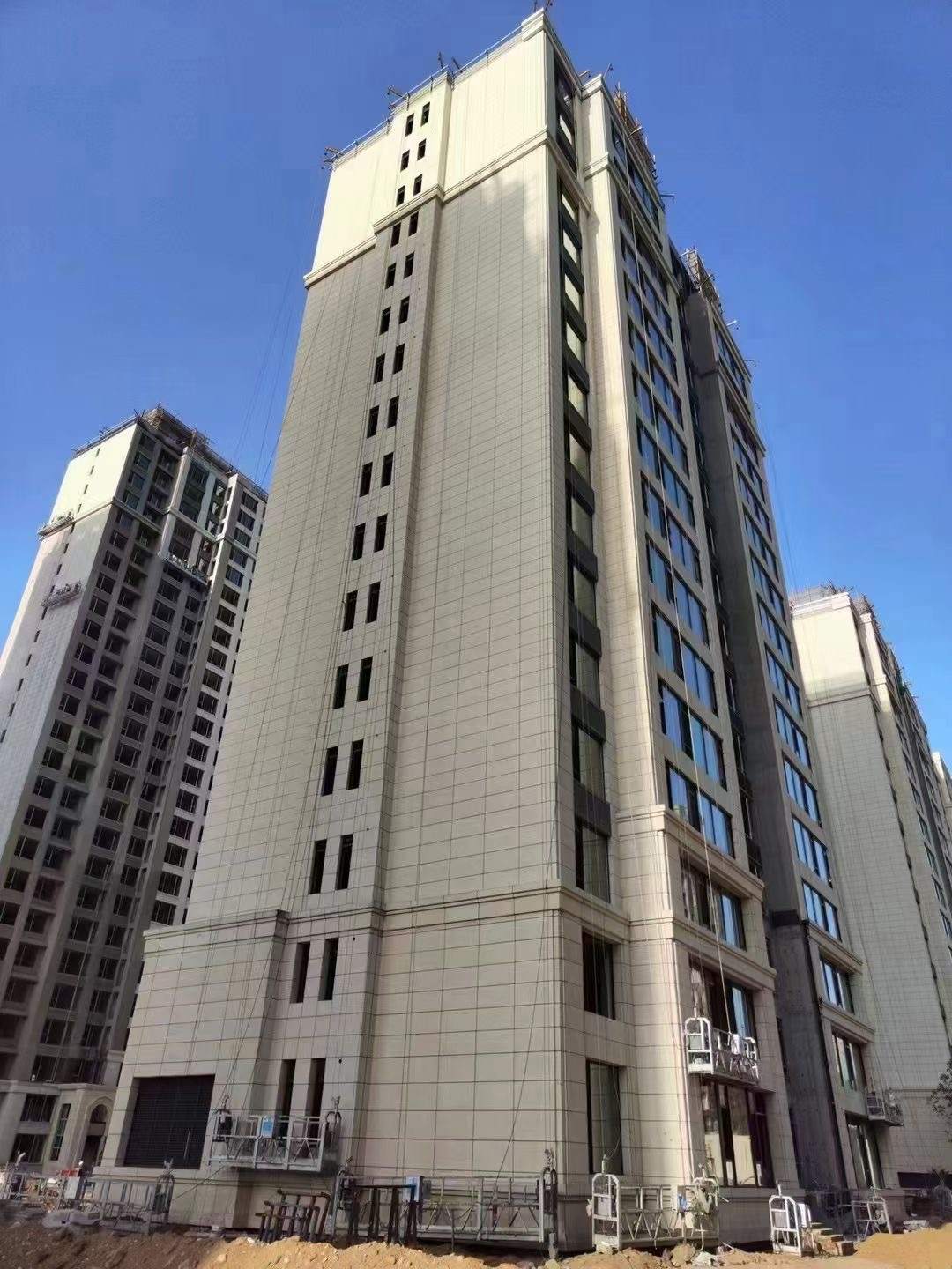 乌兰察布黄金麻高端小区，外墙干挂