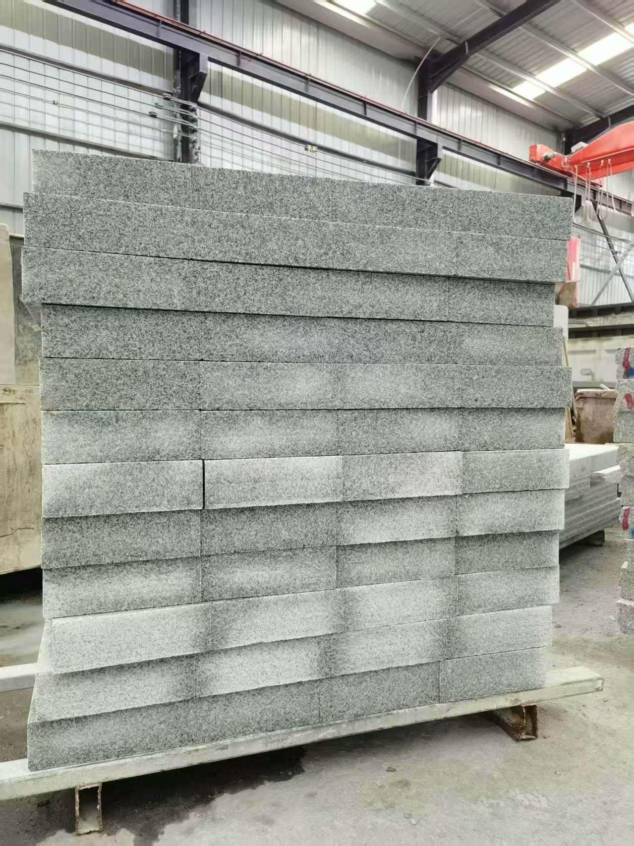 乌兰察布 芝麻白10公分300*600广场地铺，A料定制，尺寸标准，厚薄均匀